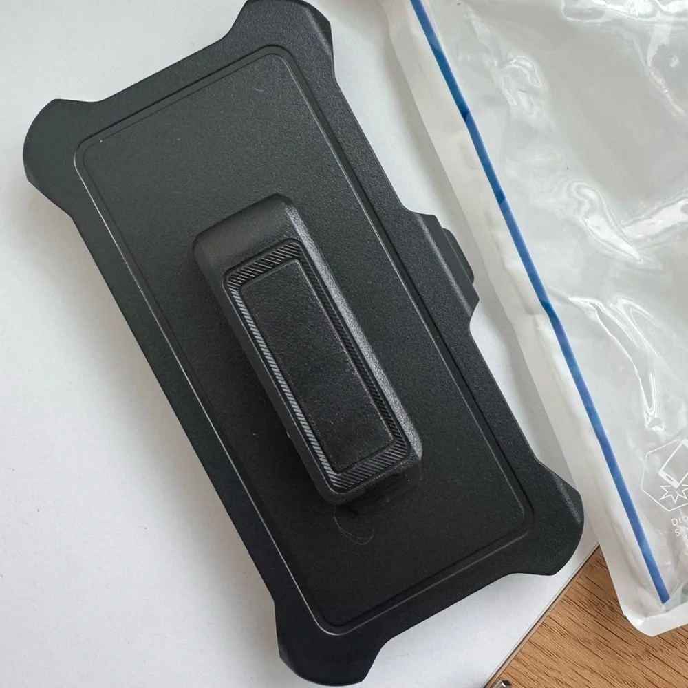 Heavy Duty Belt Clip Holster Case for iPhone 14 Pro Max – Rugged Black Shell